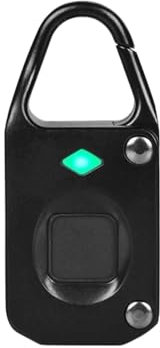 VEKELETE Mini candado Inteligente con Huella Dactilar y Bluetooth Tuya, candado antirrobo sin Llave for Maletas, Mochilas de Gimnasio, candado con batería