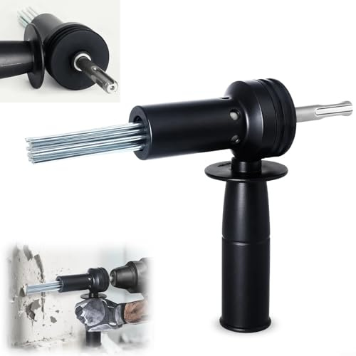 Elektrischer Hammer Nadel Scaler, 18 Pin Elektrischer Hammer Nadel Rostentferner Adapter Rostentfernungswerkzeug, Verwendet für die Reinigung von Betonoberflächen