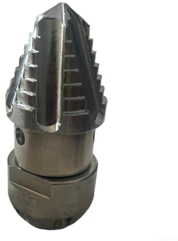 Honseadek Rotierende Hochdruck-Abwasserdüse, Edelstahldüse, Entwässerungsgerät, Reinigung, Stahl, Wasserablauf, Entstopfung, Ausrüstung, LKW, Graben für 40 l / 70 l Durchflussmenge (70 l/min, 150 kg)