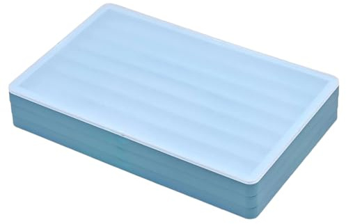 3 Tier Stackable Key Cap Organizer with Anti-Slip Base & Clear Tray for Mechanical Keyboard Accessories Clear Mechanical Keyboard Key Cap Organizer