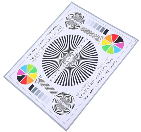 Toddmomy Lens Test Chart für CCTV Kameras Robuste Testkarte zur Präzisen Objektivkalibrierung Fokusjustierung und Bildbewertung Vielseitig für Indoor und Outdoor Sicherheitskameras