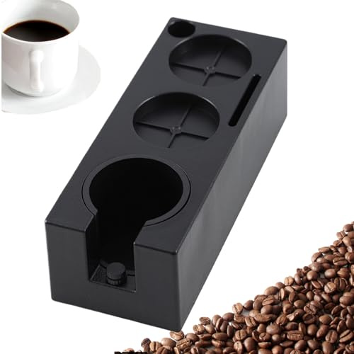 Xmccvt Kaffee Tamper Station - Rutschfester Siebträgerhalter - Aufbewahrungsständer für Kaffeetamper und Zubehör,Geeignet Für Küche Wohnung Theke Zuhause Laden Bar Wohnheim Und