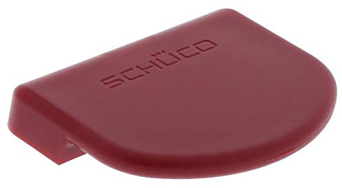 Schüco Balkontürgriff Ziehgriff + ToniTec Schraubenset Terrassentürgriff Rot (RAL3011)