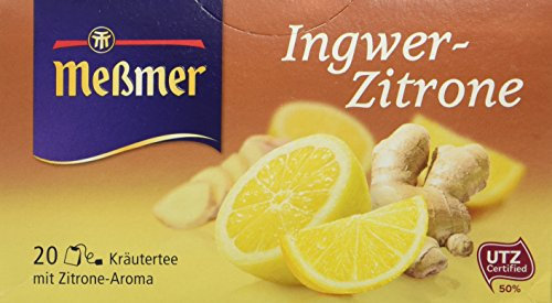 Meßmer Ingwer-Zitrone , 20 Beutel, 10er Pack (10 x 40 g)