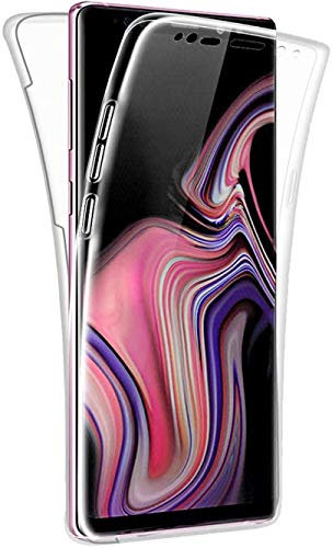 KP TECHNOLOGY Galaxy Note 9 - (360 Front + Back Protection) Full Complete Protection for Samsung Galaxy Note 9 Gel Case - (Clear)