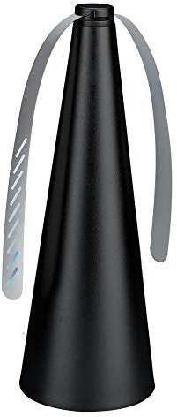 Ventola repellente - Ventola repellente per il volo con ventola a due pale Tieni le mosche e gli insetti lontano dal tuo desktop alimentare senza usare prodotti chimici(黑色)