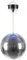 IBIZA DISCO1-30 DISCOLIGHT SET SPIEGELKUGEL 30CM MIT LED BELEUCHTUNG UND MOTOR Discokugel Disco Effekt Strahler silber batteriebetrieben mit 18 LEDs