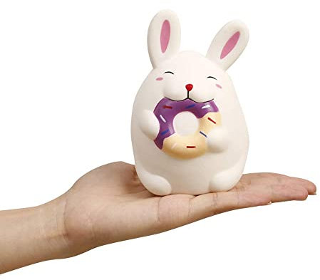 ANBOOR Squeeze Spielzeug Kaninchen Squishy Jumbo Kawaii Weiches Langsam Steigendes Süßes Duftendes Tier Squishies Stressabbau
