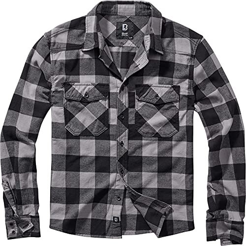 Brandit Check Shirt Black-Charcoal 3XL