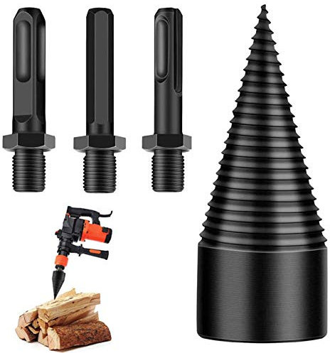 42mm Cono di legno ,Trapano per Cono,Con cono per legno,Trapano a gradini ,Spaccalegna,Trapano ad alte,Trapano per legna da ardere,Punta Spaccalegna,Spaccalegna per legno,Spaccalegna elettrico (42)