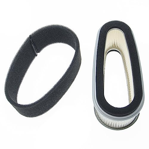 vhbw Filter-Set kompatibel mit Kawasaki FC420V Rasenmäher-Motor - 2X Ersatz-Filter (1x Luftfilter, 1x Vorfilter)