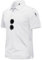 TACVASEN Herren Freizeit Casual Poloshirts Herrenhemd Atmungsaktiv Schenll Trocknend Shirts (Weiß, 3XL)