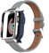 T-BLUER Compatibile con Xiaomi Mi Watch Lite/Redmi Watch Lite Bracciali,Accessori per Cinturino in Pelle di Ricambio con Telaio in Metallo per Redmi Watch Lite Fitness Tracker,Grigio