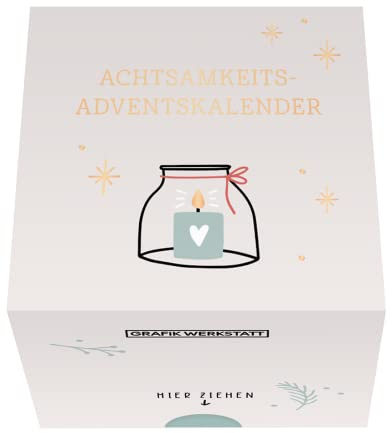 Grafik Werkstatt Message in a Box | Geschenkidee | 30 Kärtchen zum abreissen | Adventskalender
