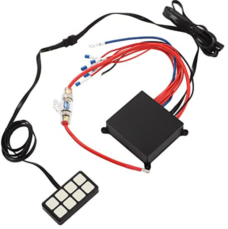 8 Gang-Schalter-Panel,KIMISS Power Control System 12V 24V Automatische Dimmbare Schaltung Relais System Taste Pod Touch Switch Panel Box für LKW ATV UTV Boot RV RV