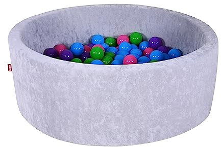 Knorrtoys 68178 - Bällebad Soft - Grey 300 Balls softcolor