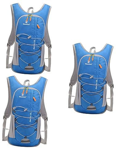 Sosoport Fahrradrucksack 3st Sportrucksack Laufrucksack Rucksack Für Wassersack Kletterrucksack Multifunktionaler Rucksack Wasserdichte Aufbewahrungstasche Laufen Kleiner Rucksack