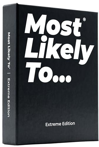 Most Likely To® Extreme Edition – Party-Kartenspiel mit 220 Fragen – Deutsches & Englisches Partyspiel
