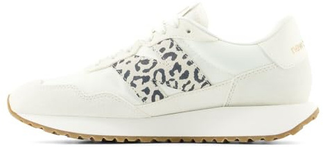 New Balance Women's 237 V1 Sneaker, Sea Salt/Black/Gold Metallic, 9 M