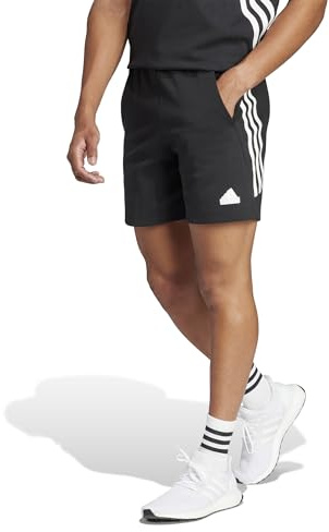 adidas Men's Future Icons 3-Streifen Shorts Black L
