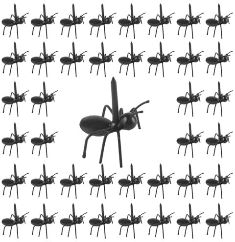 Ameisen Zahnstocher, 60 Stk Ant Obst Gabel, Kreative Food Forks, Fruit Picks, Wiederverwendbare Ameisenfutter Picks für Snack Dessert Gebäck Hochzeit Geburtstags Party Frucht Gabel Zahnstocher