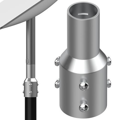 Starlink Rohradapter, verfügbar für Starlink V2 Rohradapter, TV Masten und Satelliten Masten sind installiert, passend für Rohrdurchmesser innerhalb von 2 Zoll und Starlink Verbindungen