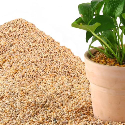 Mulctun 45Lb 1/5Inch Natural Pea Gravel for Landscaping,Decorative Aquarium Gravel,Terrarium Rocks for Fish Tank Stones for Vases Filling DIY Project Garden Indoor Outdoor