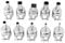 10pcs/Set Heat Gun Nozzles Heat Gun Nozzles, Welding Nozzles Kits for Hot Air Gun Soldering Station Repair Tools