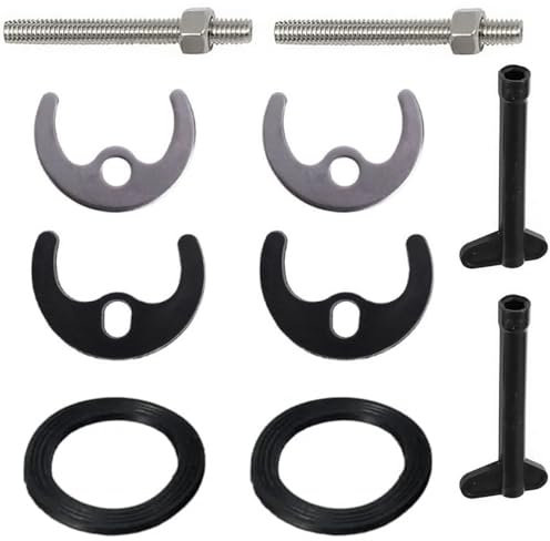 10 PCS Faucet Repair Accessories, M12 Wrench Monobloc Mixer Tap Fixing Fitting Kit Kitchen Bracket Sink Repair Parts for Kitchen Bathroom Basin
