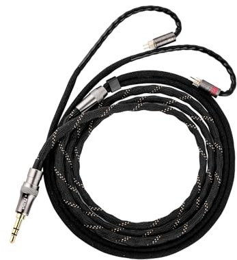 Linsoul DUNU Lyre Mini 24AWG 240-Strand Hochreines OCC Upgraded HiFi Audio Kopfhörerkabel mit Q-Lock Mini Plug System für Kiwiears Orchestra Lite, Zero:2, SuperMix 4, Wan'er, Hype4 Iems (0.78mm 2pin)