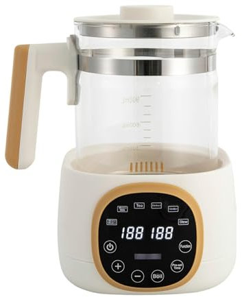Flaschenwärmer Baby, Baby Flaschenwärmer Unterwegs mit LED-Nachtlicht, and Temperaturregelung, 220V 600W Flaschenwärmer Thermostatische Zeit 72h, für Muttermilch und Babynahrung