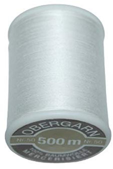 Nähmaschinen Obergarn Nähgarn 500m Baumwolle 50/3 weiß (1000)