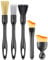 Caianwin 5pcs Car Cleaning Brush Set, Ultra Soft Hair Car Dust Sweeping Soft Bristle Brush, Boars Car Detailing brushes, Microfiber Car Interior Brush for Cleaning Interior/Exterior of Car