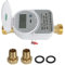 Tuya Zigbee intelligenter Ultraschall-Ventilgesteuerter Wasserzähler, LCD-Datumsanzeige/Schwellenalarm, Wassermengenmessung, Wassermengen-Durchflussverbrauch IP68, Tuya Zigbee Hub Need (DN25)