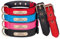 PET ARTIST Personalised Dog Collars Small Dog with Name Plate, Soft Padded Nylon Waterproof Dog Collar with Custom Engraved Name Tag,Red,S