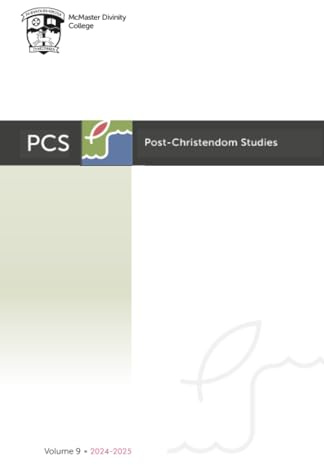 Post-Christendom Studies: Volume 9