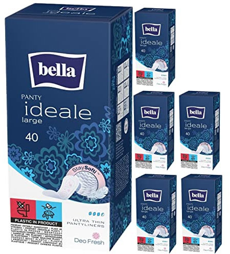 bella Panty Slipeinlagen Ideale Large mit Frischeduft 6er Pack (6x40 Stück)