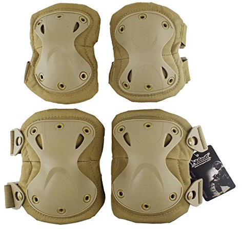 OAREA Tactical Sport Protective King Kong Gear Set Outdoor Multi Color Safety Kneepad Elbow for Military Airsoft Hunting