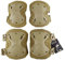 OAREA Tactical Sportschutz König Kong Gear Set Outdoor Multi Color Sicherheit Kniepolster Ellenbogen für Military Airsoft Jagd