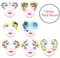 7 Stile/Set wiederverwendbar DIY Gesicht Malerei Make-up Schablone Körpermalerei Modell Blume Schmetterling Make-up Werkzeug