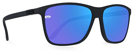 Gloryfy Unisex Unbreakable (Gi15 St. Pauli Blue) - Sport Sonnenbrille, Damen, Herren, Schwarz, Erwachsenen EU