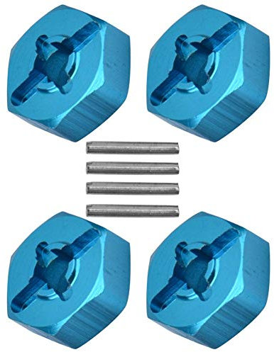 RC Rad Hex Adapter, 4 Stücke Metall 7mm bis 12mm Rad Hex Hub Adapter für RC Ersatzteil RC Auto Upgrade Teile