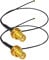 Boobrie 25CM MHF4 UFL IPX to SMA Female Mini PCI Pigtail to SMA Antenna WiFi Cable 0.81mm for PCI WiFi Card Wireless Router Mini PCI to PCIE Card Wireless LAN WLAN 2PCS