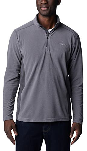 Columbia Klamath Range 2 Half Zip, Felpa In Pile Uomo, City Grey/Shark, S