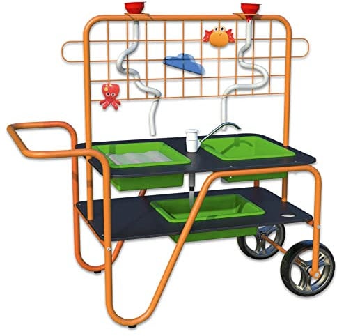 Beleduc TopPlay Mobiler Sand- und Wasserspieltisch - Sandeln Spielzeug