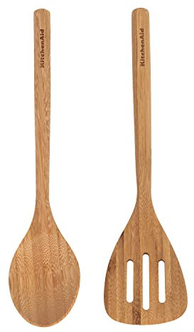 KitchenAid - Set di 2 spatole in bambù