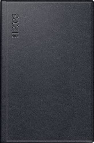 rido/idé Wochenkalender Modell partner/Industrie I 2023 Blattgröße 7,2 x 11,2 cm schwarz