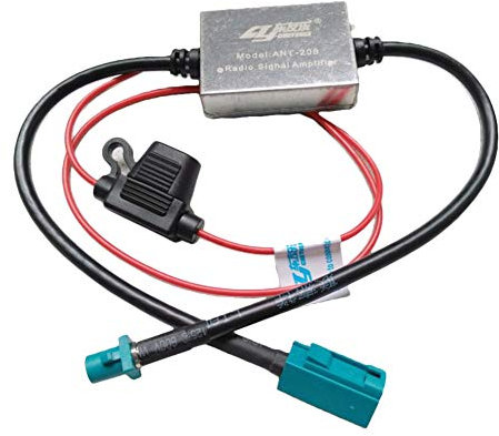 SPORTARC Amplificateur de signal d'antenne de voiture - Amplificateur de signal radio - 5ème ANT-208 - 12 V - Radio FM et AM