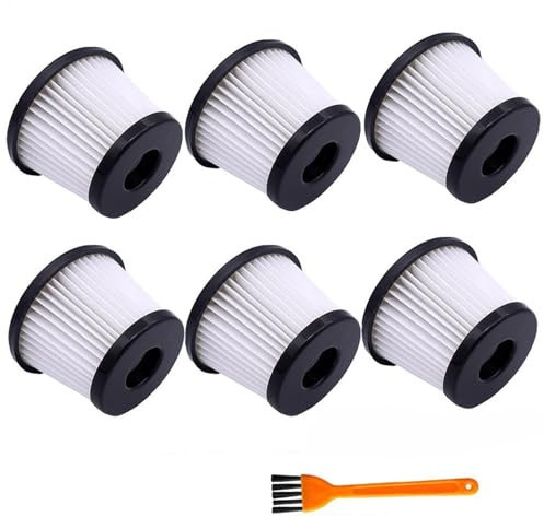 qinggw Aspirapolvere Cleaner HEPA Sostituzione del Filtro per SILVERCREST SHAZ 22.2 C3 Maniglia Aspirapolvere Filtri Ricambi Accessori (Colore : 6pcs)