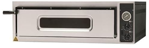 MBH - Forno per pizza industriale elettrico 4 pizze ospitalità. Forno per pizza professionale 1 camera monofase 500°C